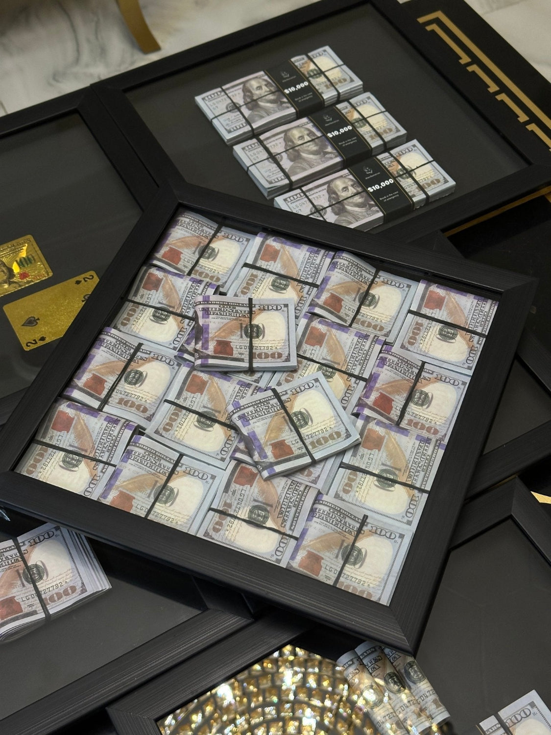 Prestige Dollars Fold Stacked 3D Frame - USD (50 % OFF) - MINDSTONE