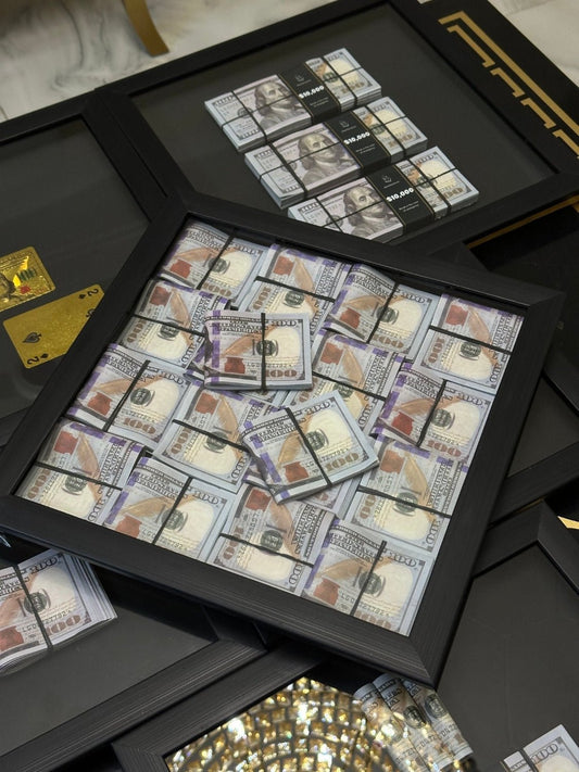 Prestige Dollars Fold Stacked 3D Frame - USD (50 % OFF) - ELLORA TECH
