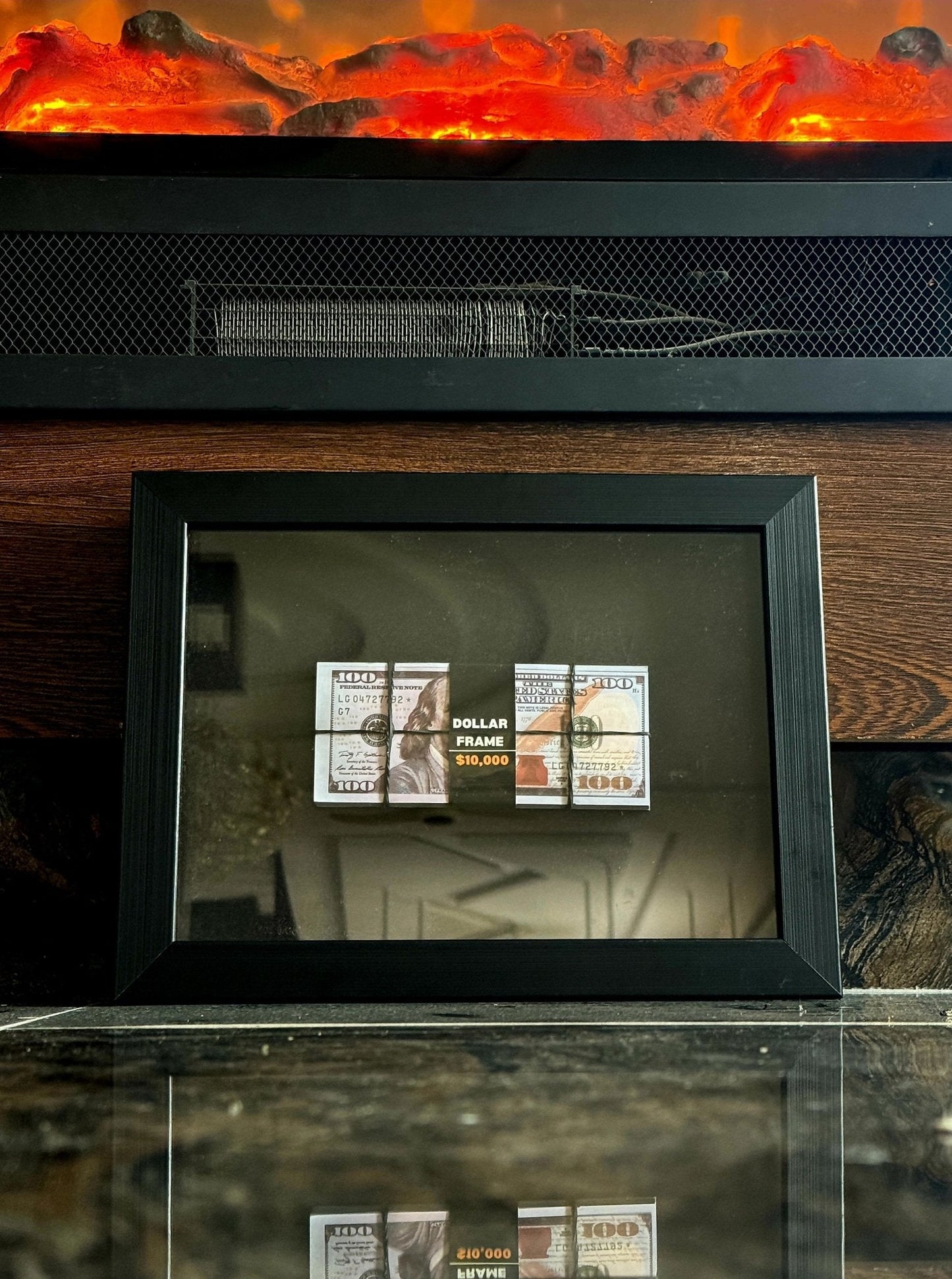 100 Dollar 3D Stacked Frame - USD (30% off) - ELLORA TECH