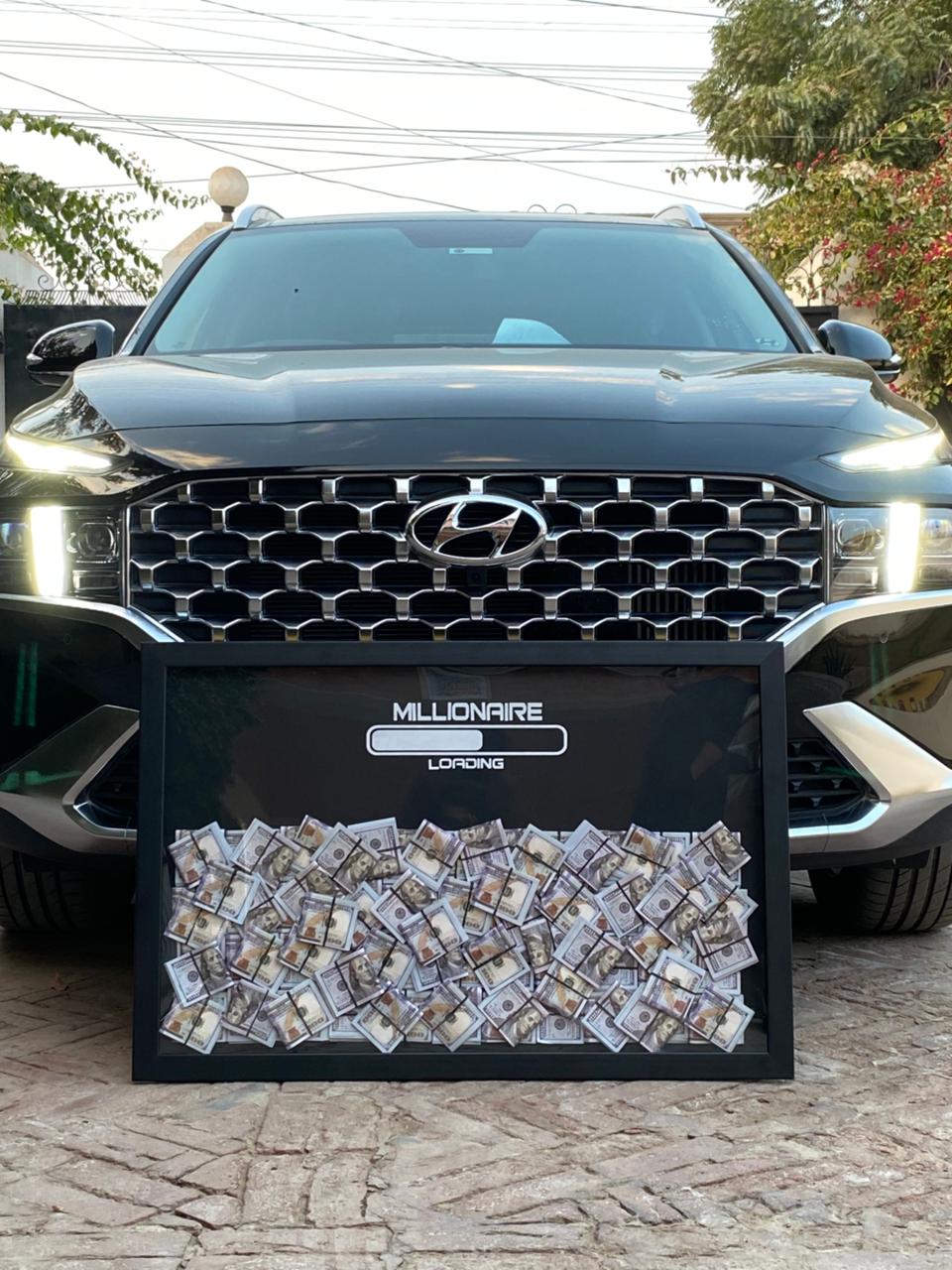 BILLIONAIRE Dollars Stacked 3D Frame [ 3ftx2ft ] - USD (20 % OFF) - MINDSTONE