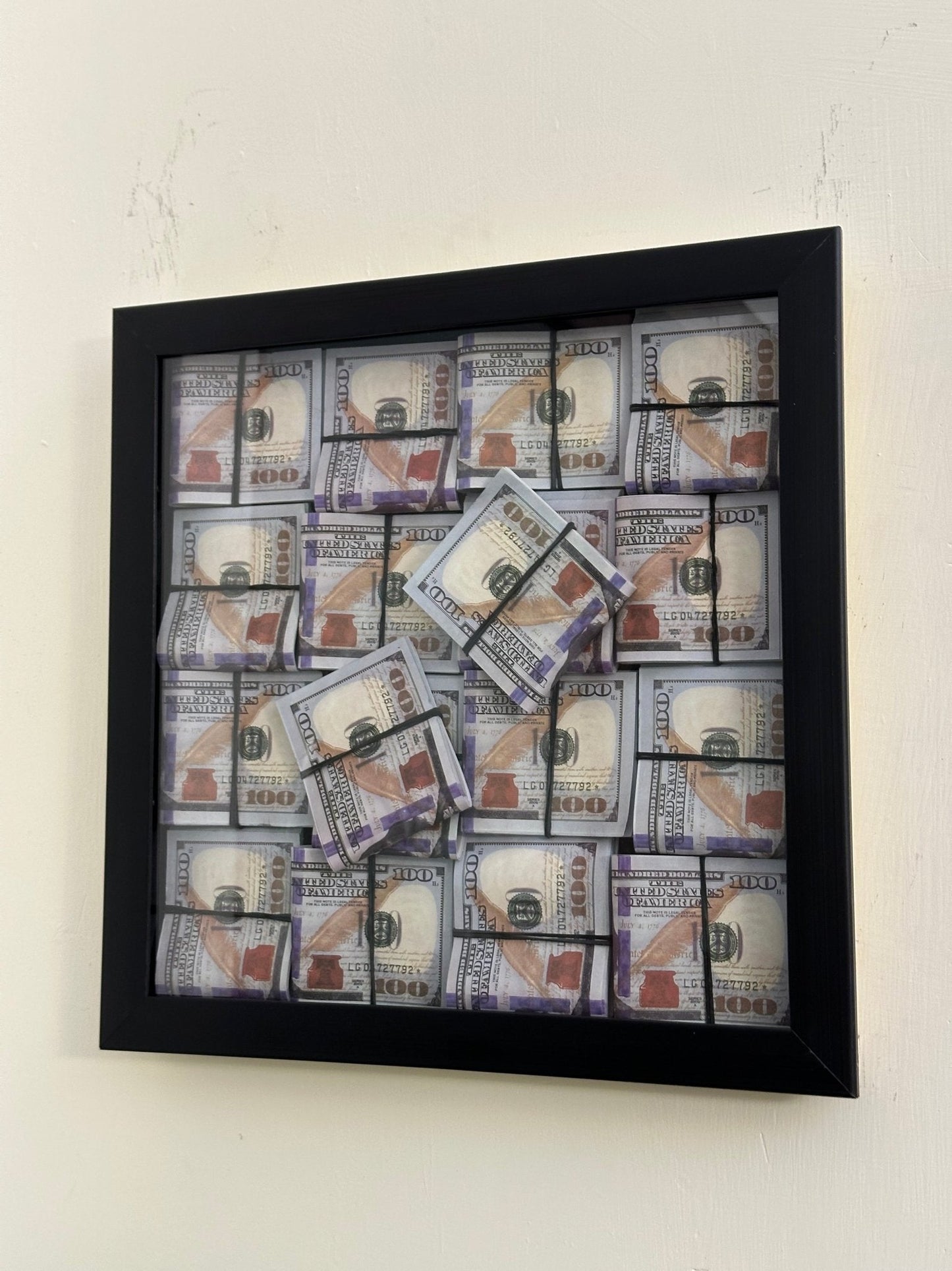 Prestige Dollars Fold Stacked 3D Frame - USD (50 % OFF) - ELLORA TECH