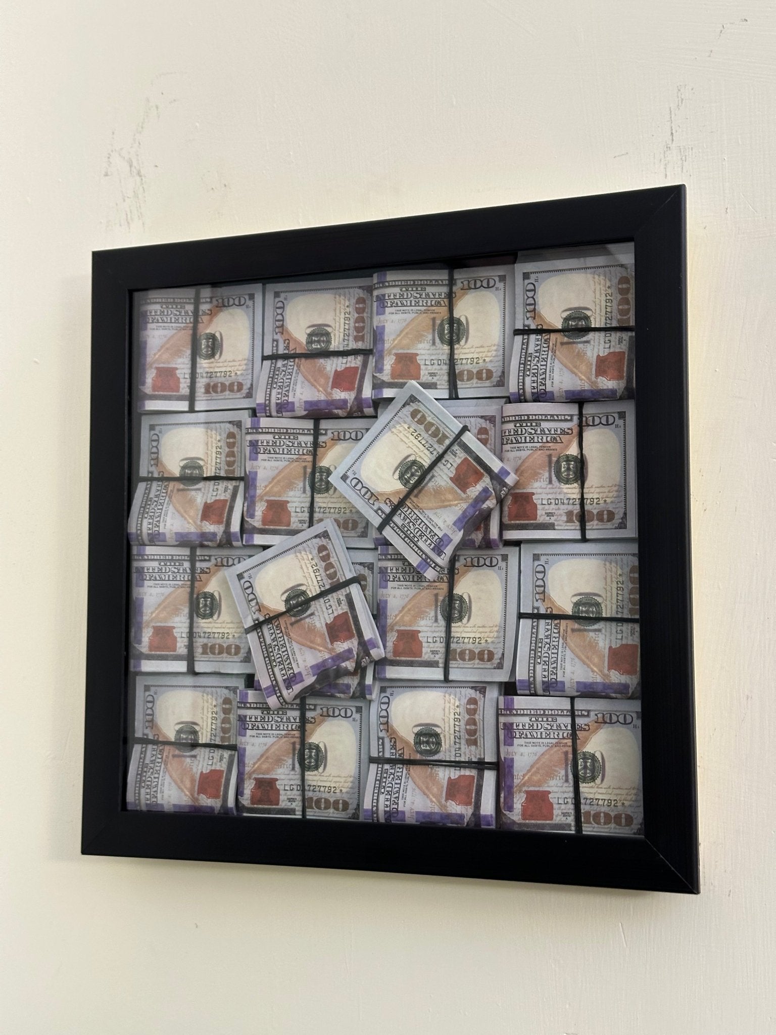 Prestige Dollars Fold Stacked 3D Frame - USD (50 % OFF) - ELLORA TECH